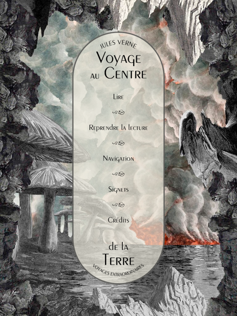 book app in francese storia interattiva per viaggiare al centro della terra