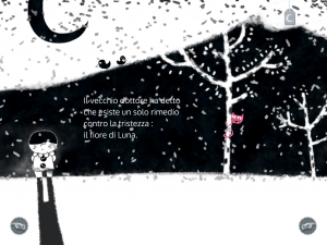 nevicata nicolas gouny illustratore, davide cali intervista, app interattiva per bambini